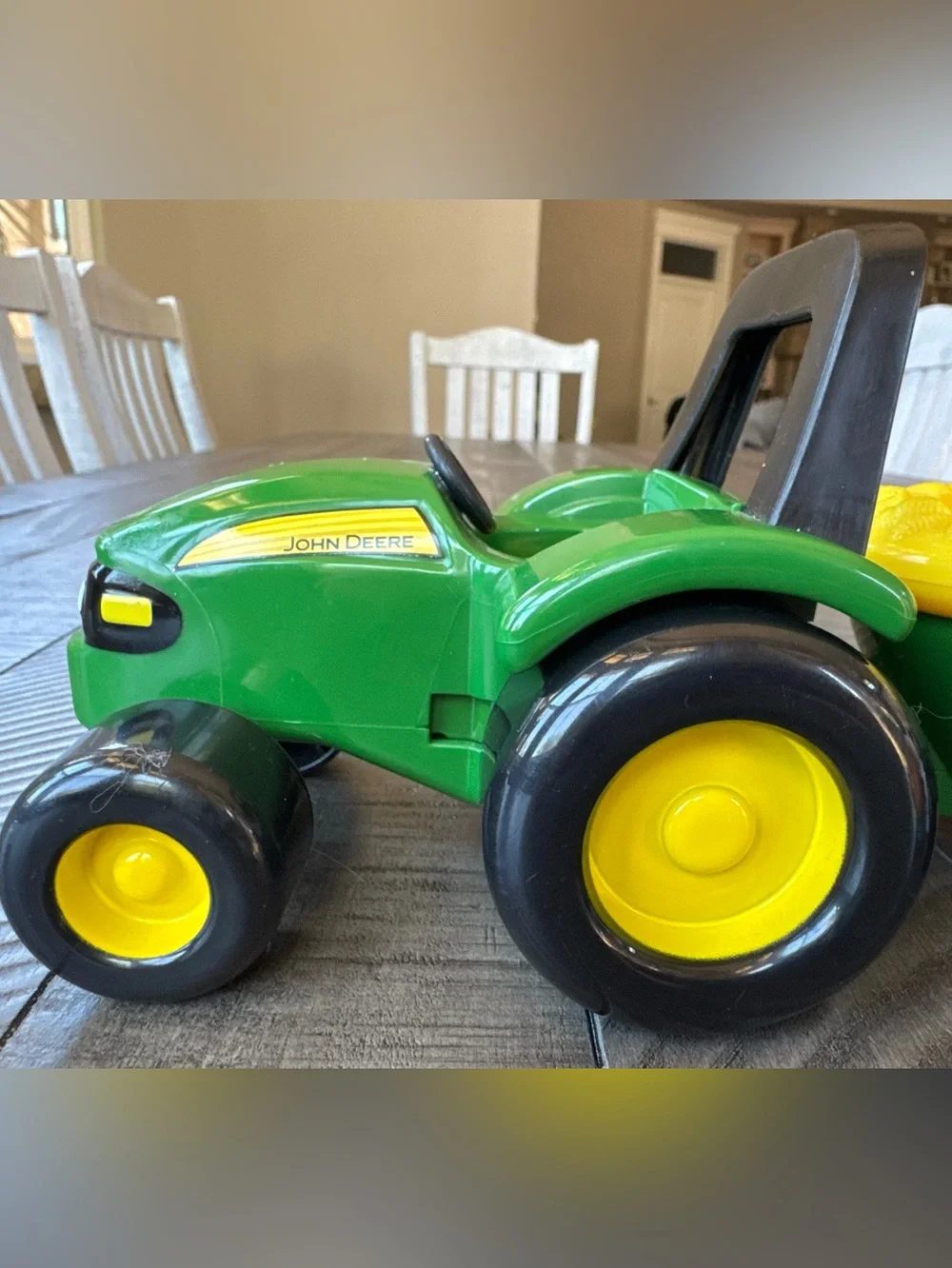 TOMY John Deere Animal Hayride Toy Tractor